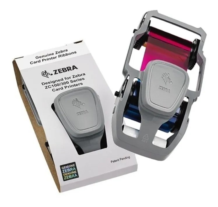 Ribbon Para Impresora De Tarjetas Zc300 Zebra Ymcko 300 Imag