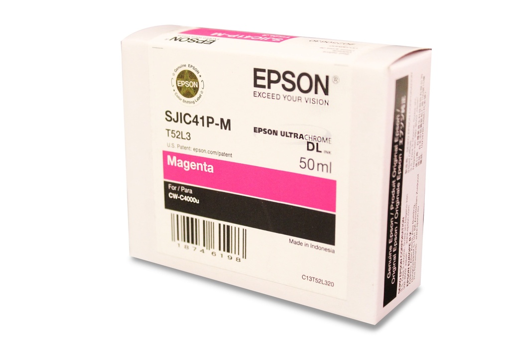 Tinta Epson Colorworks Cw C4000 Magenta C13t52l320 Original