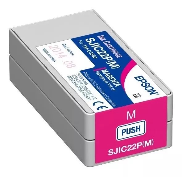 Tinta Epson Colorworks Tm C3500 Magenta C33s020582 Original